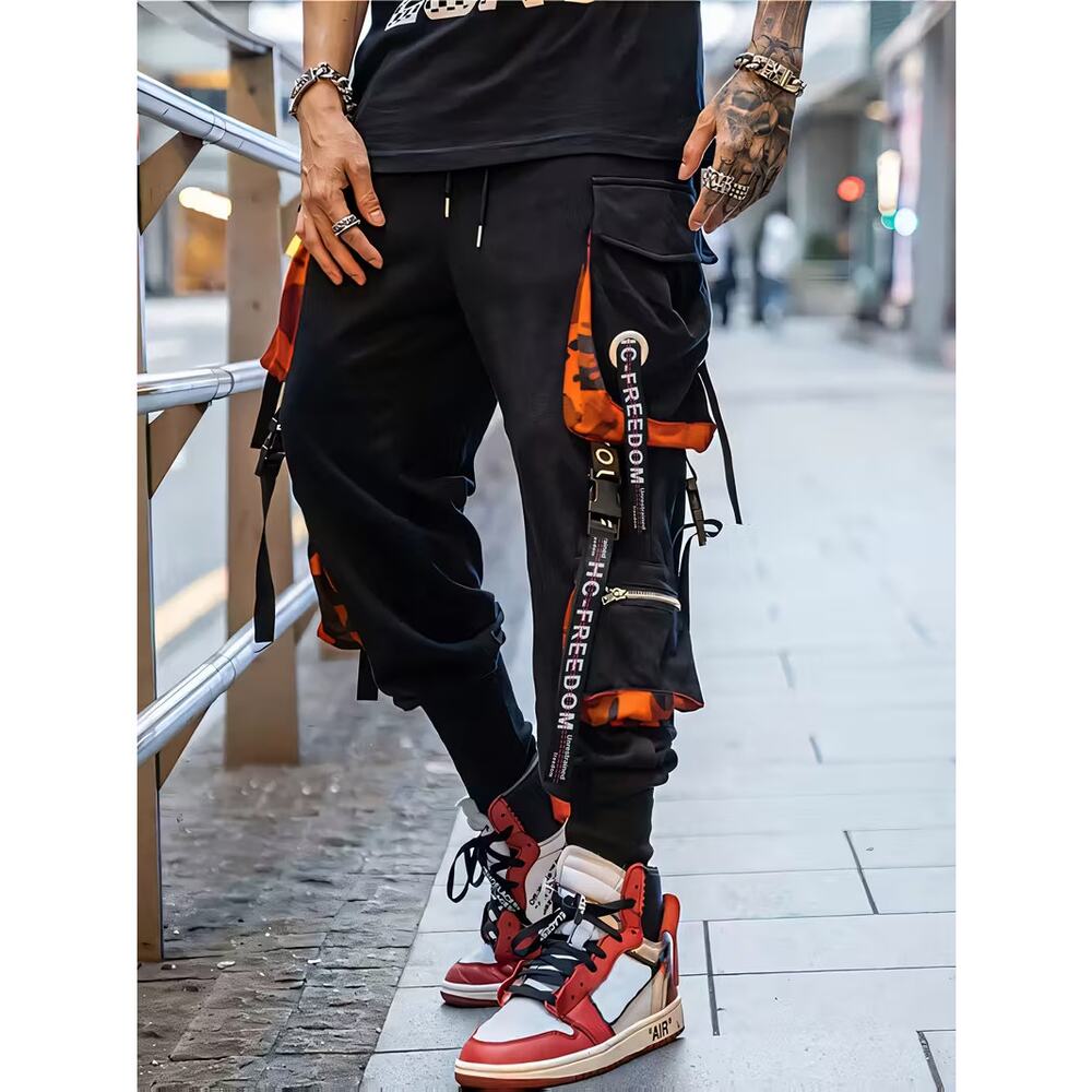 Men Techwear Jogger Skater Pants Streetwear Cargo Trousers S, M, L, XL, 2XL, 3XL